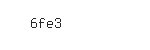 Captcha: 6fe3