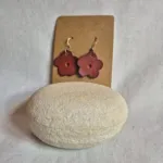 Pendientes Flor con Gancho de Plata