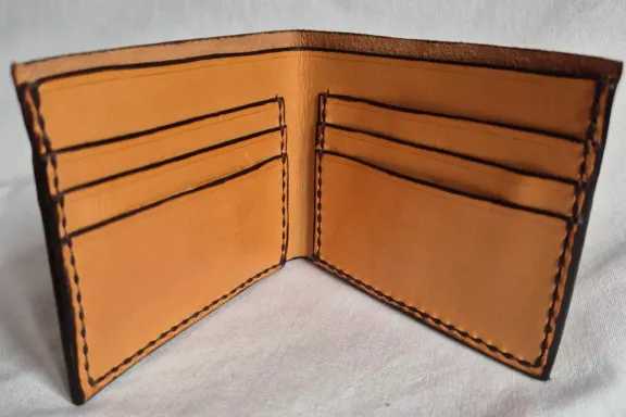 Interior de Cartera Billetero Manufactura Fina