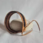 Pulsera Cosida Trenza de Dos Cabos