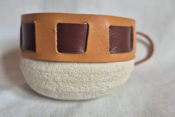 Pulsera Bicolor de Cuadrados, de Atar