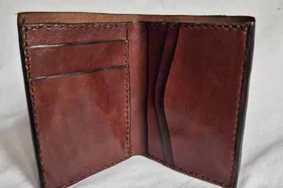 Interio de Cartera Billetera Ondas
